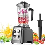 Blenders for Kitchen, Smoothie Blender with Timer - Countertop Blenders with 68oz Dishwasher-Safe Pitcher, Ice Crushing & Frozen Fruit