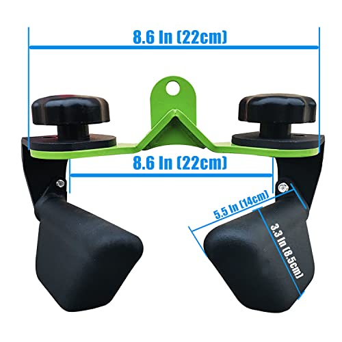 Image of Adjustable Lat Pull down Bar, Cable Machine Attachments for Gym, Home Gym Fitness T-bar Row Pulldown Attachments, Lat Pull Down Machine Wide Grip Neutral Grip Handle