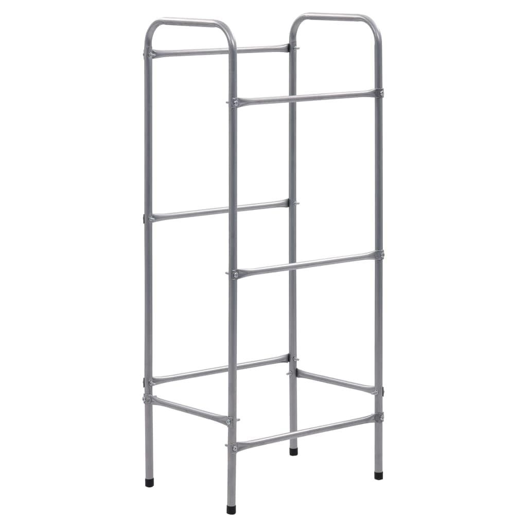 Générique Étagère de Rangement pour 3 caisses Argenté 50x33x116 cm Acier,Entreprise & Industrie,Stockage Industriel,Étagères industrielles,Argent,3.1 KG,285212