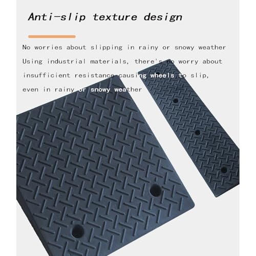 Rampa para coche de goma resistente con fijación por tornillos miniatura 6