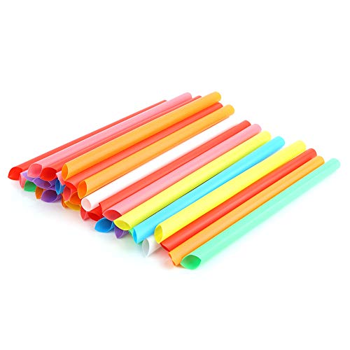 100 pitillos desechables plásticos colores mixtos miniatura 6