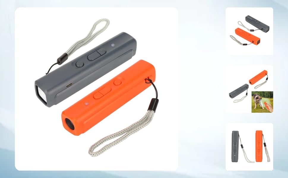 Dog Bark Deterrent Device – Handheld Pet-Friendly Ultrasonic Assistance Tool with 365nm Violet Light Beads | Portable Indoor & Outdoor Pet Guidance Device 2