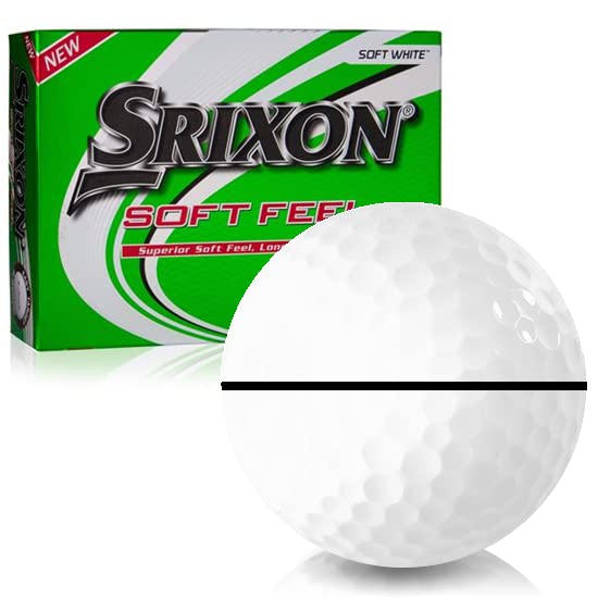 Srixon Soft Feel 12 AlignXL Personalized Golf Balls