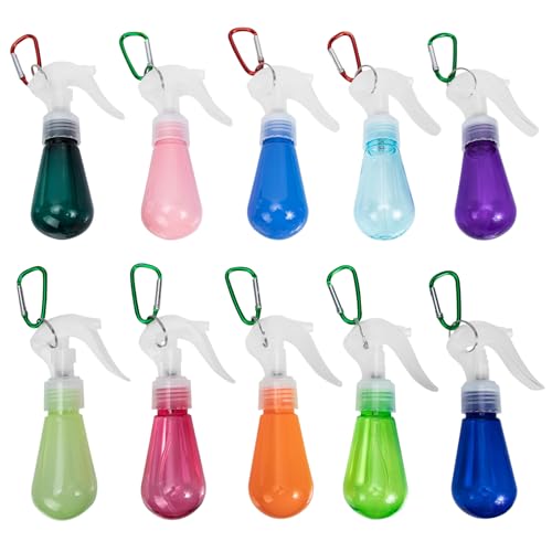 PATKAW 10 Piezas Botella de spray botella de pulverización de perfume botella de pulverización cosmética contenedores de viaje a prueba de fugas bomba de jabón botellas de spray