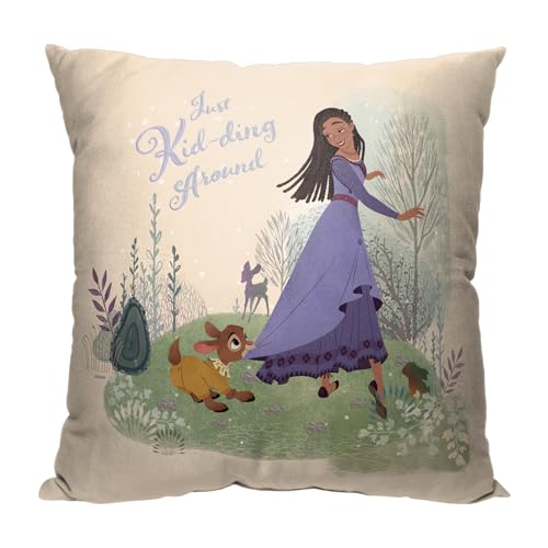 NORTHWEST Disney Wish Pillow, 18 x 18 inches, Kidding Around