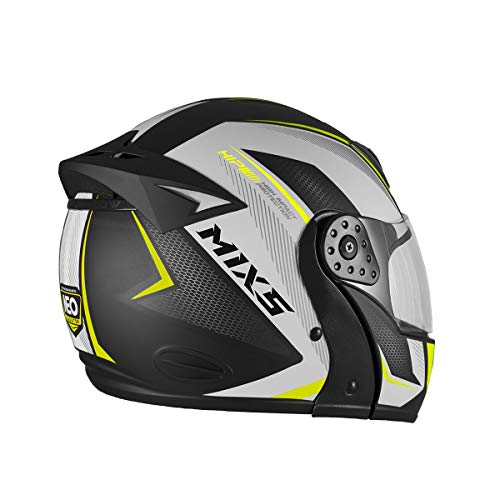 Capacete Escamoteável Mixs Gladiator Neo 60 Amarelo