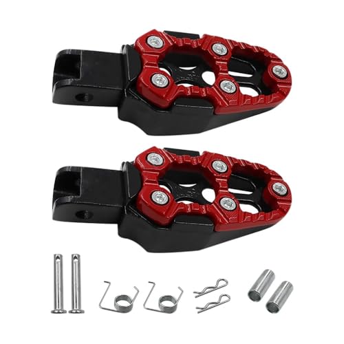 Pédales de moto universelles et repose-pieds réglables pour modification