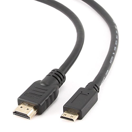 Gembird 3m 1.3 Gold Plated HDMI Cable with Standard (A) to Mini (C) Connector, black, 3 Meters