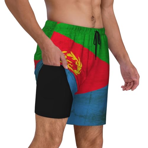 Mens Swim Trunks 2 in 1 Quick Dry Board Shorts Breathable Fit Beach Shorts Swimwear Bathing Suits2