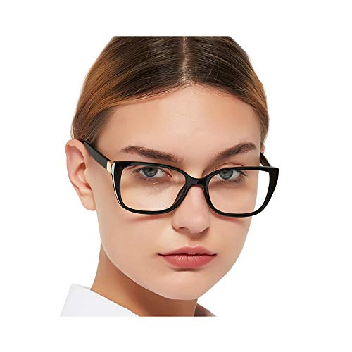 Occi Chiari Designer Reading Glasses For Women 2.5 Black Large Fahion Readers 1.0 1.25 1.50 1.75 2.0 2.25 2.50 2.75 3.0 3.5 4.0 5.0 6.0 (Black, 2.5) #TOP1