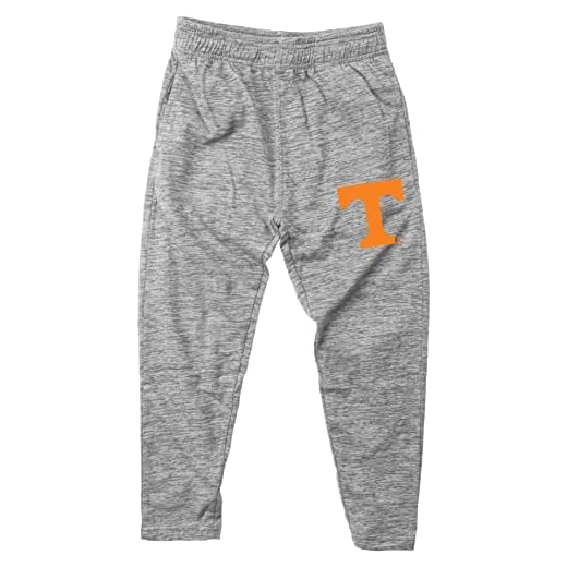 Wes and Willy Youth Boys Cloudy Yarn College Athletic Pant (Tennessee Volunteers, Youth Large) Charcoal