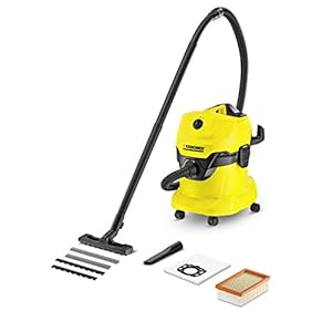 Kärcher Nass-/Trockensauger WD 4 (Tatsächliche Saugleistung: 220 Air Watt, Behältergröße: 20 l, Patentierte…