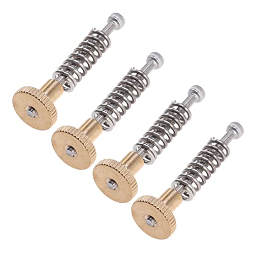 4 Pcs 3D Printer Leveling Knob Kit with Springs and Screws