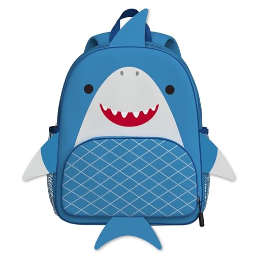 Shark Toddler Backpack for Little Kids Water Resistance Kindergarten Preschool Bags Children Schoolbag Cute 3D Animal Cartoon Backpacks Gifts for Baby Boys Girls