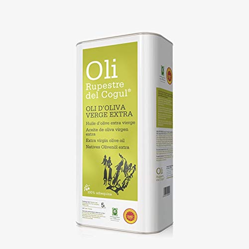 Huile d'olive vierge extra en bidon métal de 5L sans BPA pour cuisine