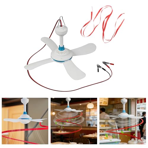 Ventilador de refrigeración silencioso de techo a 12V con bajo consumo energético 2