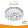 ELRO FH3801R Détecteur de Chaleur connectable sans Fil - détecteur de Cuisine