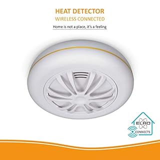 ELRO FH3801R Détecteur de Chaleur connectable sans Fil - détecteur de Cuisine