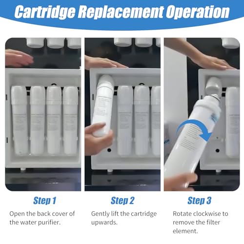 Boiling Water Tap Replacement Carbon Filter, Replacement Filter Scale Inhibition Carbon Filter for Instant Boiling Hot Water Tap Filter, Universal Integrated Tap Filter Cartridge for Home, Hotel - Image 7