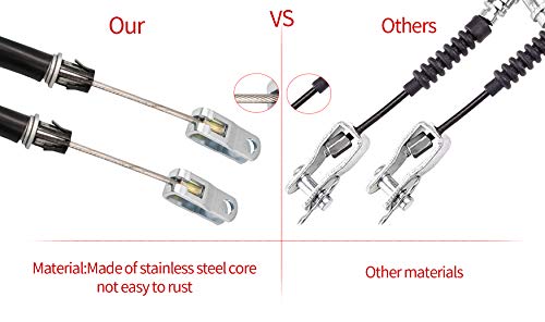image for No. 1 accessories 2PCS Club Car Precedent Brake Cable Driver & Passeng