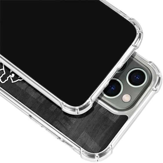 Skinit Clear Phone Case Compatible with iPhone 14 Pro Max - Officially Licensed NFL Detroit Lions Black & White Design