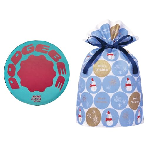 ラングスジャパン(RANGS) ドッヂビー 200 エンジェルマジック + インディゴ クリスマス ラッピングL スノーボール ライトブルー XG594