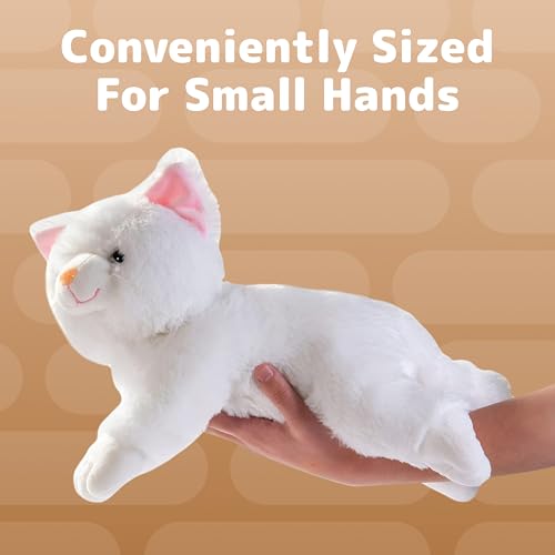 Image of PREXTEX Plush Cat Toys Stuffed Animal with 3 Cats Baby Stuffed Animals - Big Cat Zippers 3 Little Plush Baby Kittens - Animal with Babies - Gift for Cats Lovers