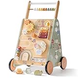Grand espace de rangement pour faire semblant de jouer : le compartiment spacieux permet aux enfants de transporter des jouets, des livres ou des trésors, améliorant ainsi l'imagination tout en encourageant la propreté et l'organisation.