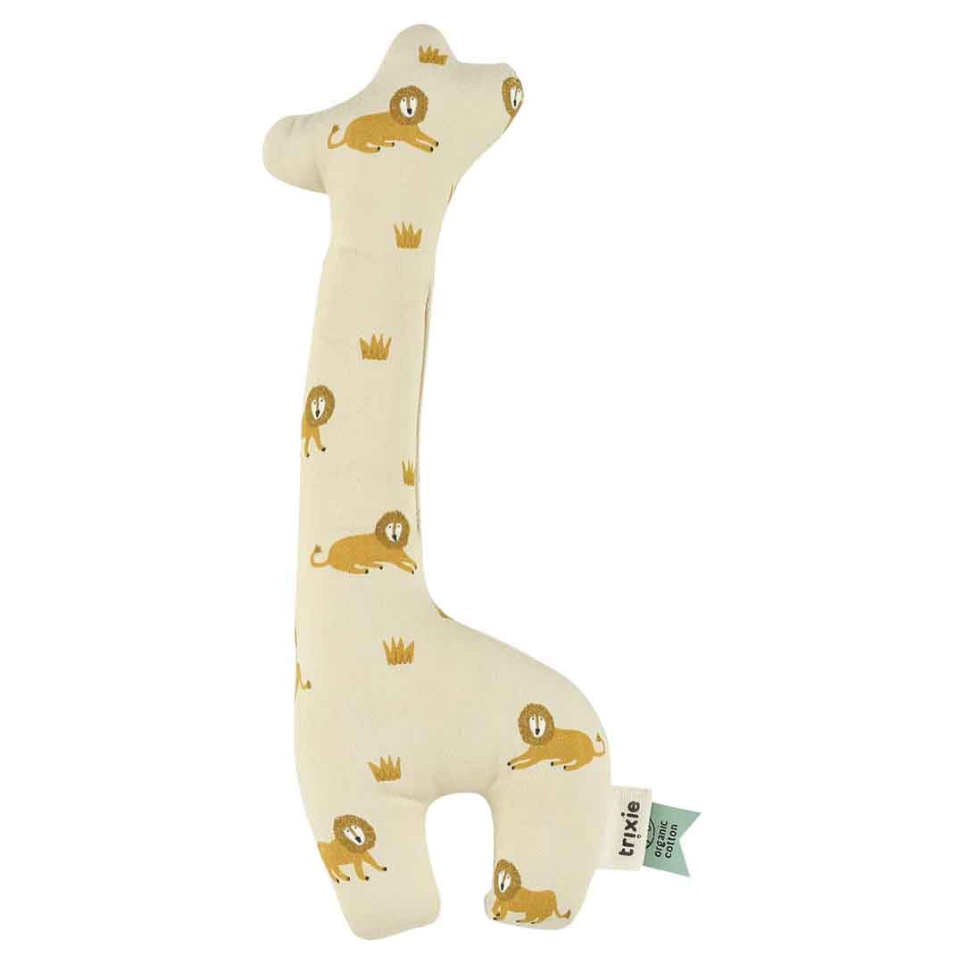 Trixie Hochet girafe jaune – Jouet pour bébé avec son couineur
