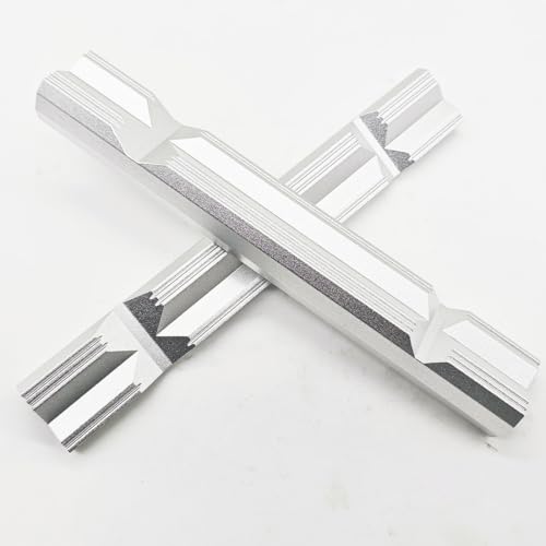 1Set CNC Milling Steel Vise Hard Jaw Fixture V-Type Jaw Aluminum Alloy V-clip 8