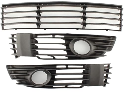 Grille de feu antibrouillard arrière et calandre centrale inférieure pour VW Passat