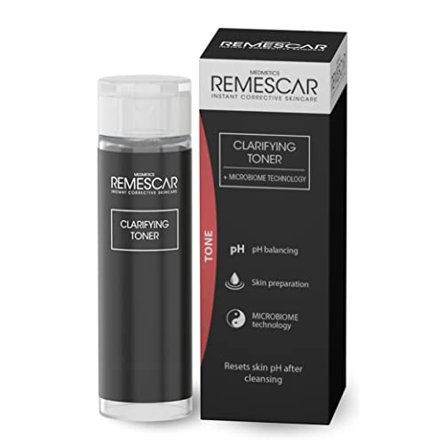 Remescar Tónico Facial Clarificador 200ml – Prepara la Piel para Cremas y Sueros – Hidratante, Refrescante y Suave – Restablece el pH de la Piel – Tecnología Microbioma