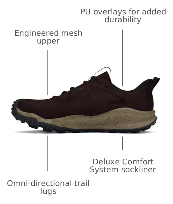Image of Under Armour Men's Charged Maven Trail Hiking Shoes