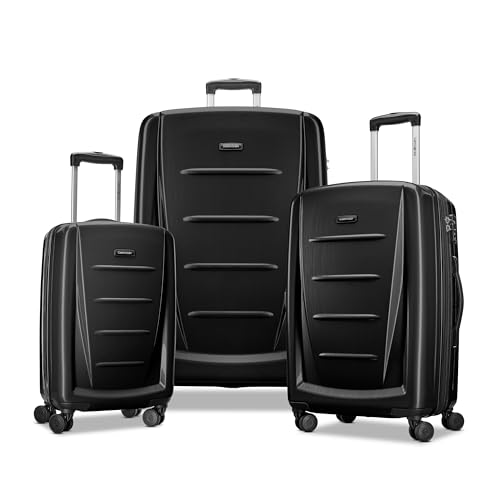Image of Samsonite Winfield 2 Hardside Expandable Luggage with Spinner Wheels, Brushed Anthracite, 3-Piece Set (20 /24 /28)