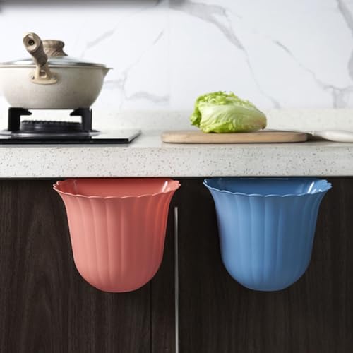 Set de 6 botes de basura colgantes para pared miniatura 6