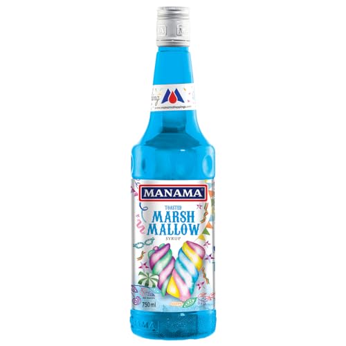 Image of Manama Marshmallow (Toasted) Syrup | 750ML | Mixer for Mocktails, Cocktails, Drinks, Juices, Beverages | Non Alcoholic Mix