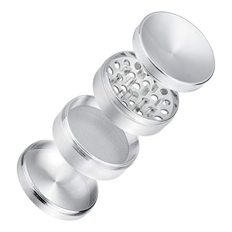 Portable 4-Layer Metal Spice Grinder Cover
