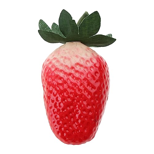 BEIDUOYANG Artificial Simulation Strawberry Fake Display Fruit Model House Kitchen Artificial Fruits for Decoration Artificial Fruits and Vegetables for Decor Artificial Fruit Decoration Fruits