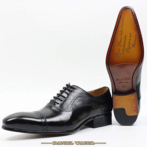 Daniel Wafer Vera Pelle Oxford Dress Scarpe Uomini...