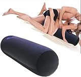 Dark Blue Inflatable Cylinder Shape Upgrade Sex Position Pillow for Women Deeper Position Cushion Sex Climax Toy for Her Valentine's Day Pillow Sex Furniture for Bedroom Sweater KIE01