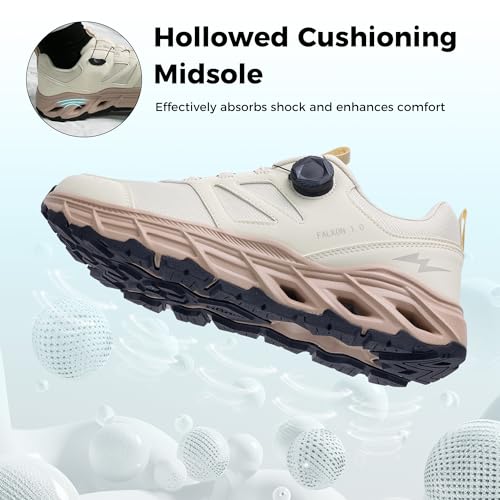 Image of Wide Walking Shoes for Men Arch Support Plantar Fasciitis Tennis Sneakers Non Slip Casual Athletic Running Shoes
