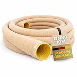 Perforées 10 m Drainage DN 80 jaune + 10 m Netze 200 g/m²