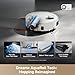 DREAME Aqua10 Ultra Roller Robot Vacuum and Mop & 30,000Pa Suction, Self-Cleaning Dock & Extending Roller Mop, Heat-Washes & Dries, Carpet Protection, AI Camera & LiDAR Avoidance Tech, Voice Control