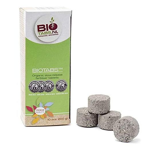 BioTabs - 10 Stück organische Düngetabletten für alle Pflanzen