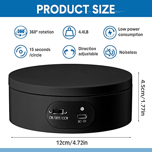 Professional Photography Turntable Motorized