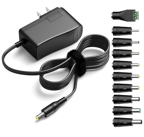 Powseed 12V 3A アダプター 電源 12V 互換用 ルーター CCTVカメラ スピーカー USBタブレットLEDストリップ ルーター液晶モニターに対応 dc适配器 充電器 3000mA 最大出力36W - powseed - 商品画像