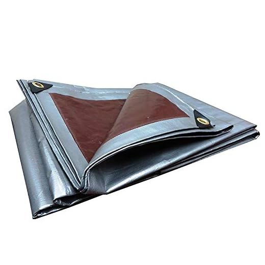 Tarpaulin 3 x 4 m extra starkt silver 210 g/m2 marklakan med metallringar överdrag solskydd hängmatta tält bärbart vattentätt biltak för utomhusvandring