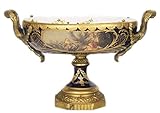 hutschenreuther kobaltblau schale Casa Padrino Barock Porzellan Schale Kobalt / Gold B40 H37 cm - Grand Decor - Hotel Dekoration