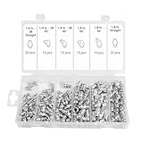 AUTOMAJOR 110 Schmiernippel Sortiment Kit 110 Stück Fett Fittings Kit SAE...