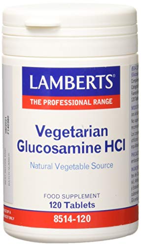 Lamberts Glucosamina Vegetariana Hci - 120 Tabletas, Color Único, 350 G